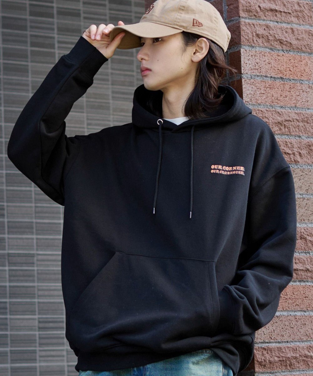 WEGO 【ユニセックス着用ITEM】別注NEWJACKグラフィックプルパーカー 