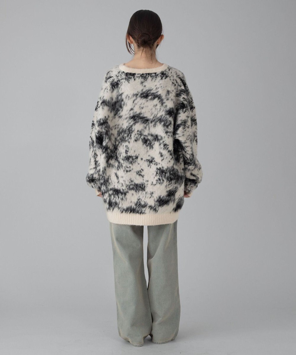 WEGO 【ユニセックス着用ITEM/MLサイズ展開】ファジーパターンプルオーバー 
