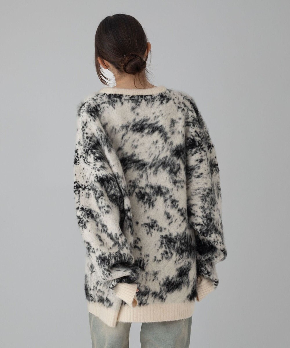 WEGO 【ユニセックス着用ITEM/MLサイズ展開】ファジーパターンプルオーバー 