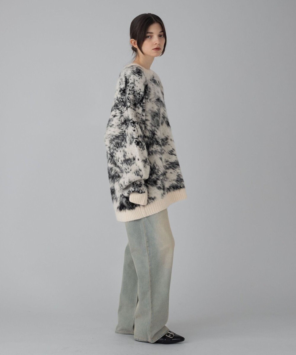 WEGO 【ユニセックス着用ITEM/MLサイズ展開】ファジーパターンプルオーバー 