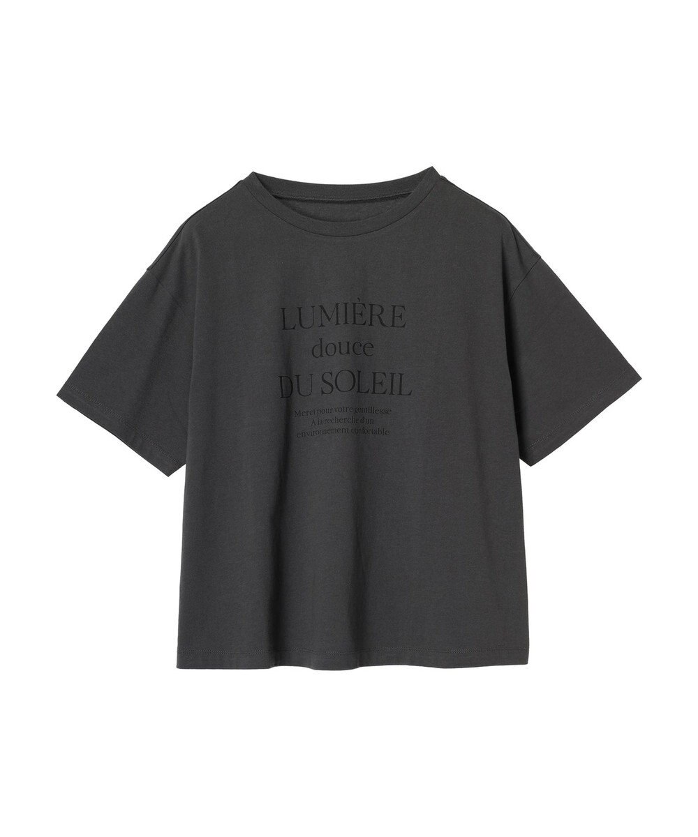 Green Parks フェミニンロゴボックスＴシャツ 