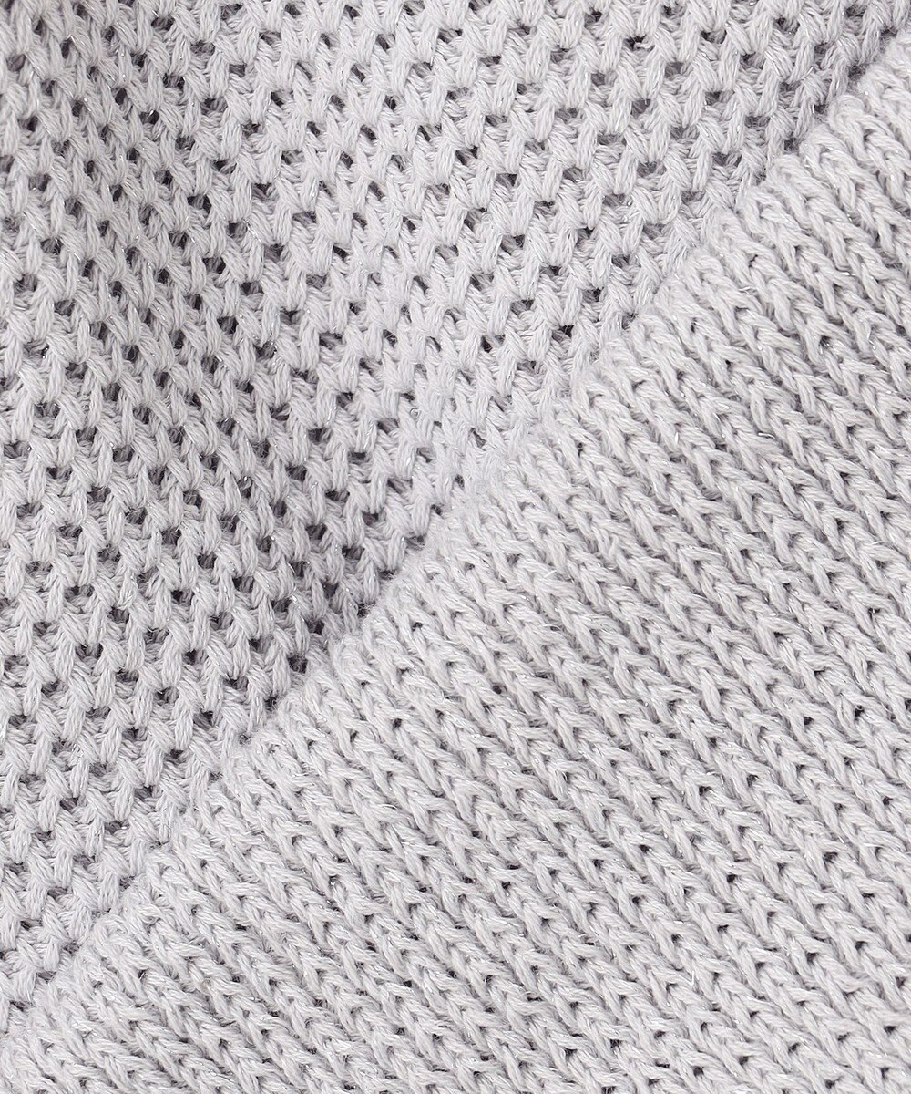 ANY 【手洗い可/UVカット】シャイニーコットンニット 