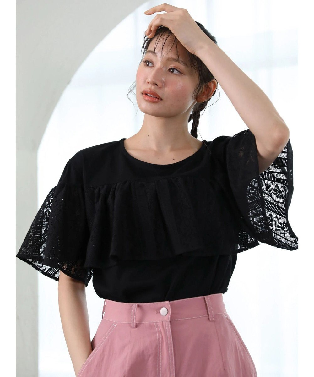 Green Parks ・ＳＵＧＡＲ　ＳＰＯＯＮ　レースフリルプルオーバー 