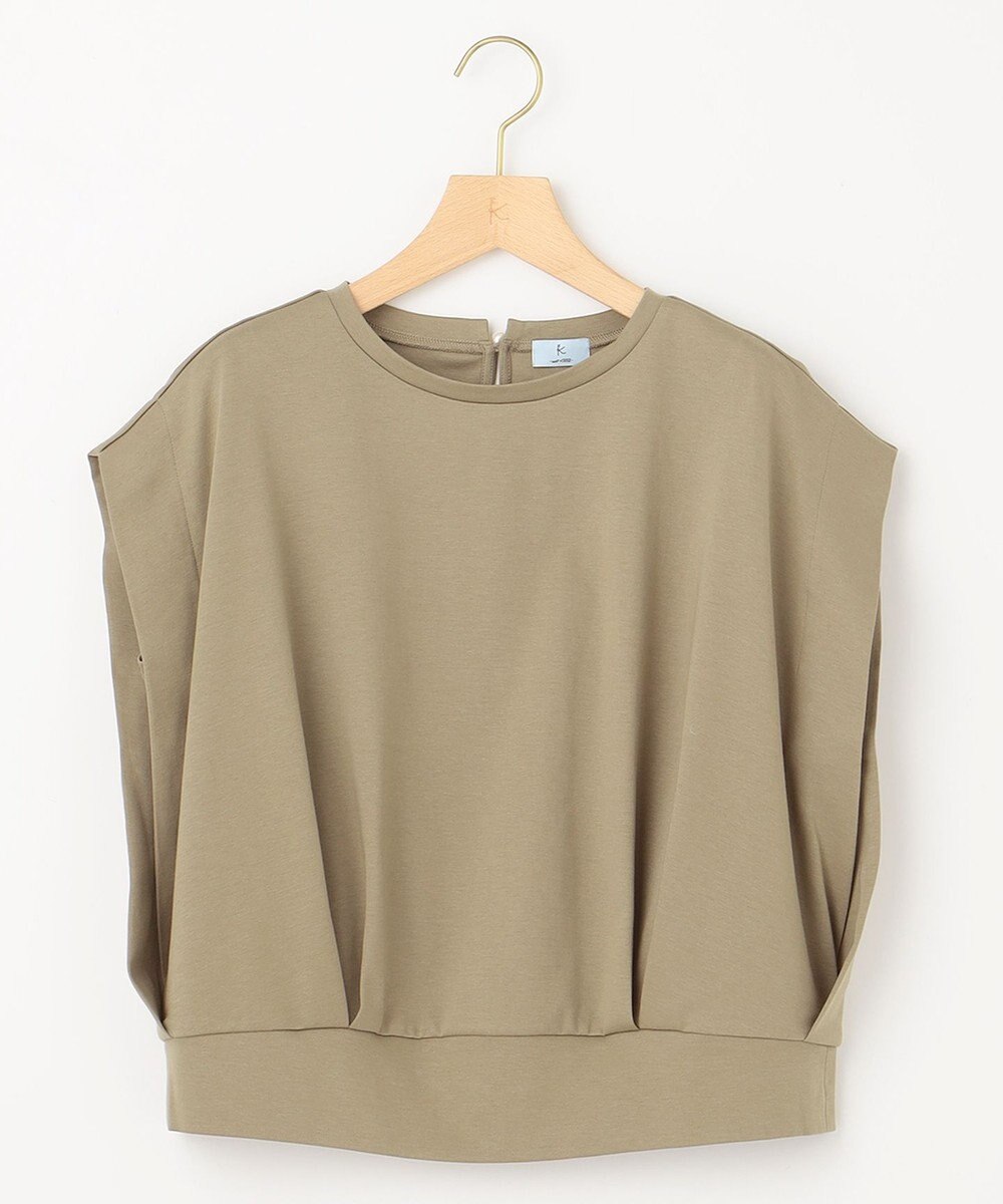 組曲 L 【WEB限定】コンシャスジャージーフレンチスリーブカットソー 