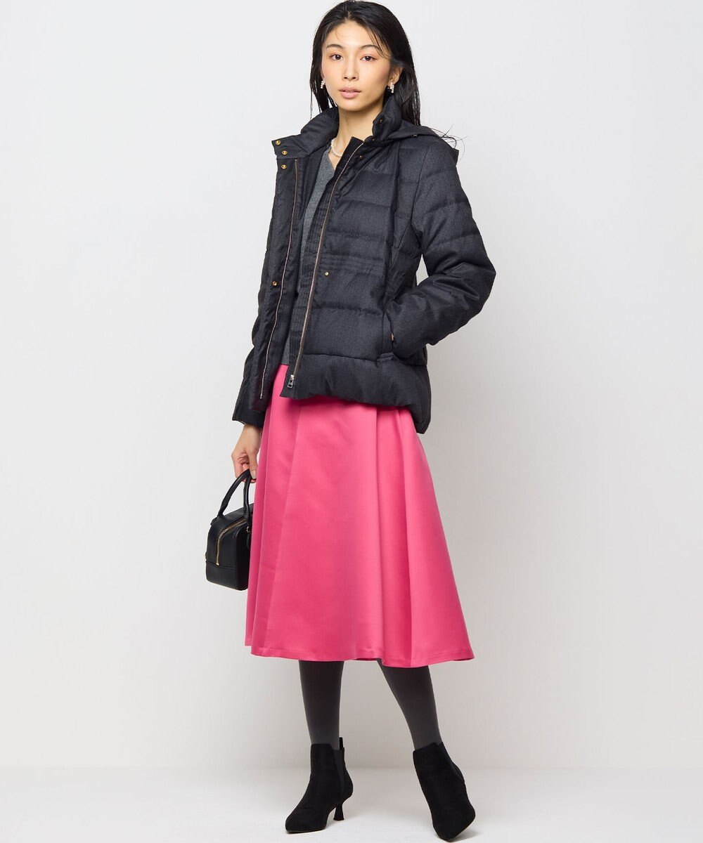 組曲 S ライトタフタショートダウンコート 