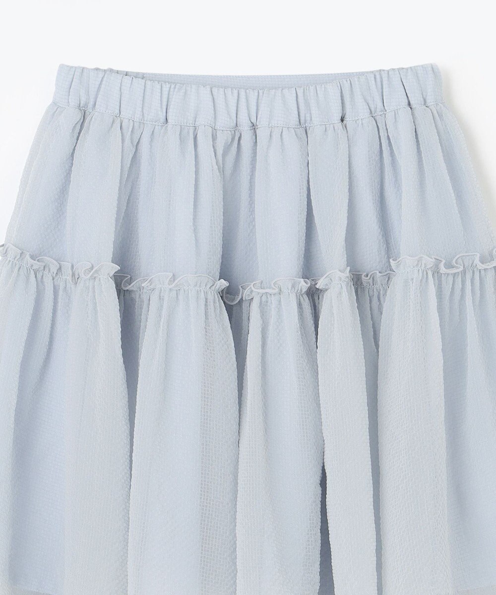 組曲 KIDS 【150-160㎝】シアーチェック スカート 