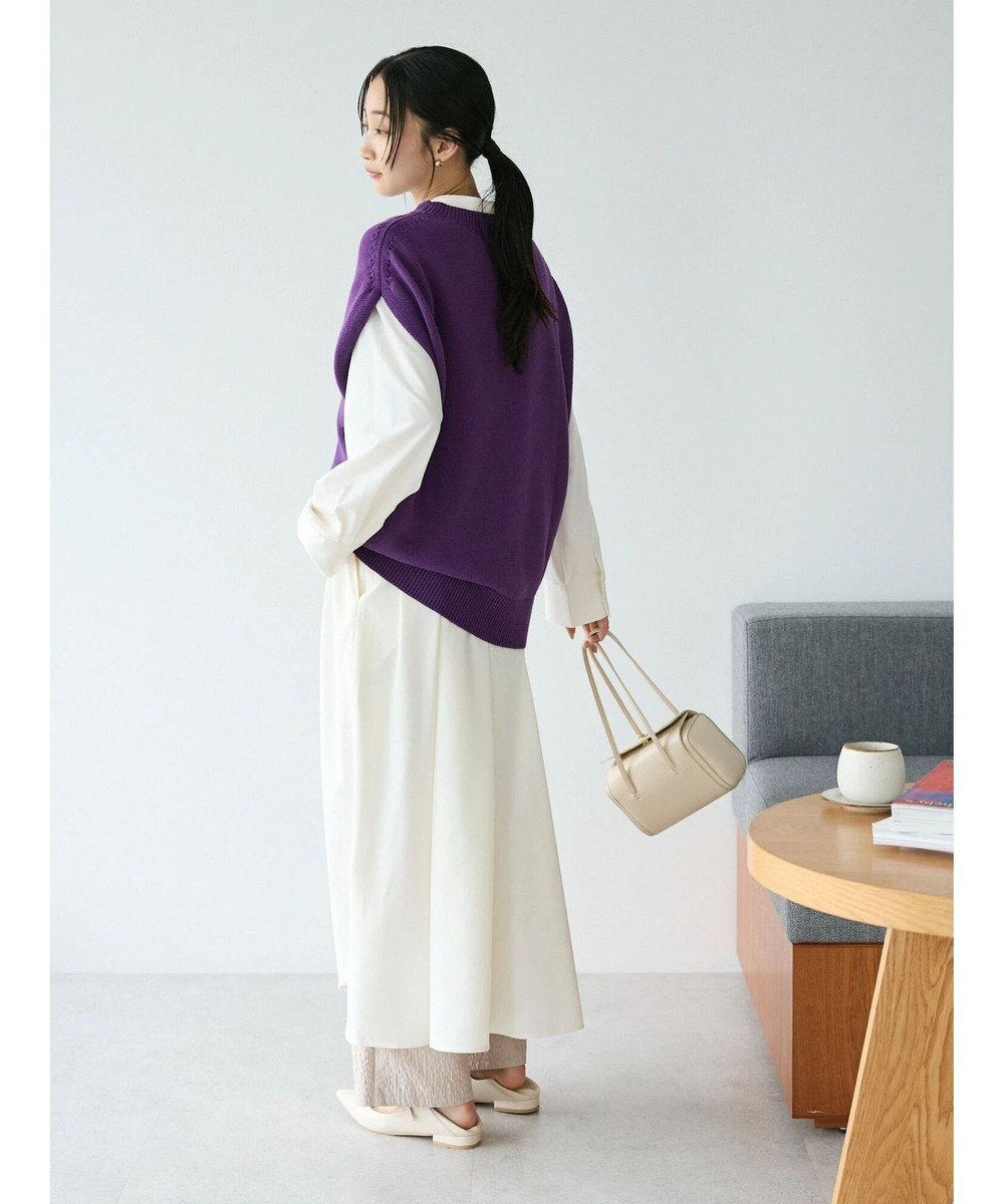 CRAFT STANDARD BOUTIQUE クルーネックニットベスト 