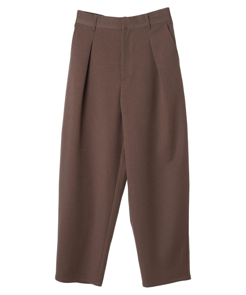 Green Parks ワンタックカーヴィーパンツ 