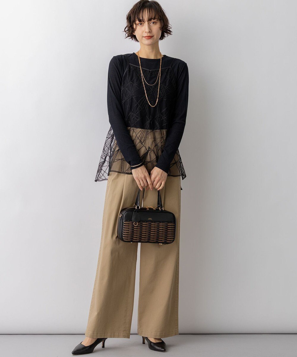 23区 【先行予約】刺繍レース キャミソール 