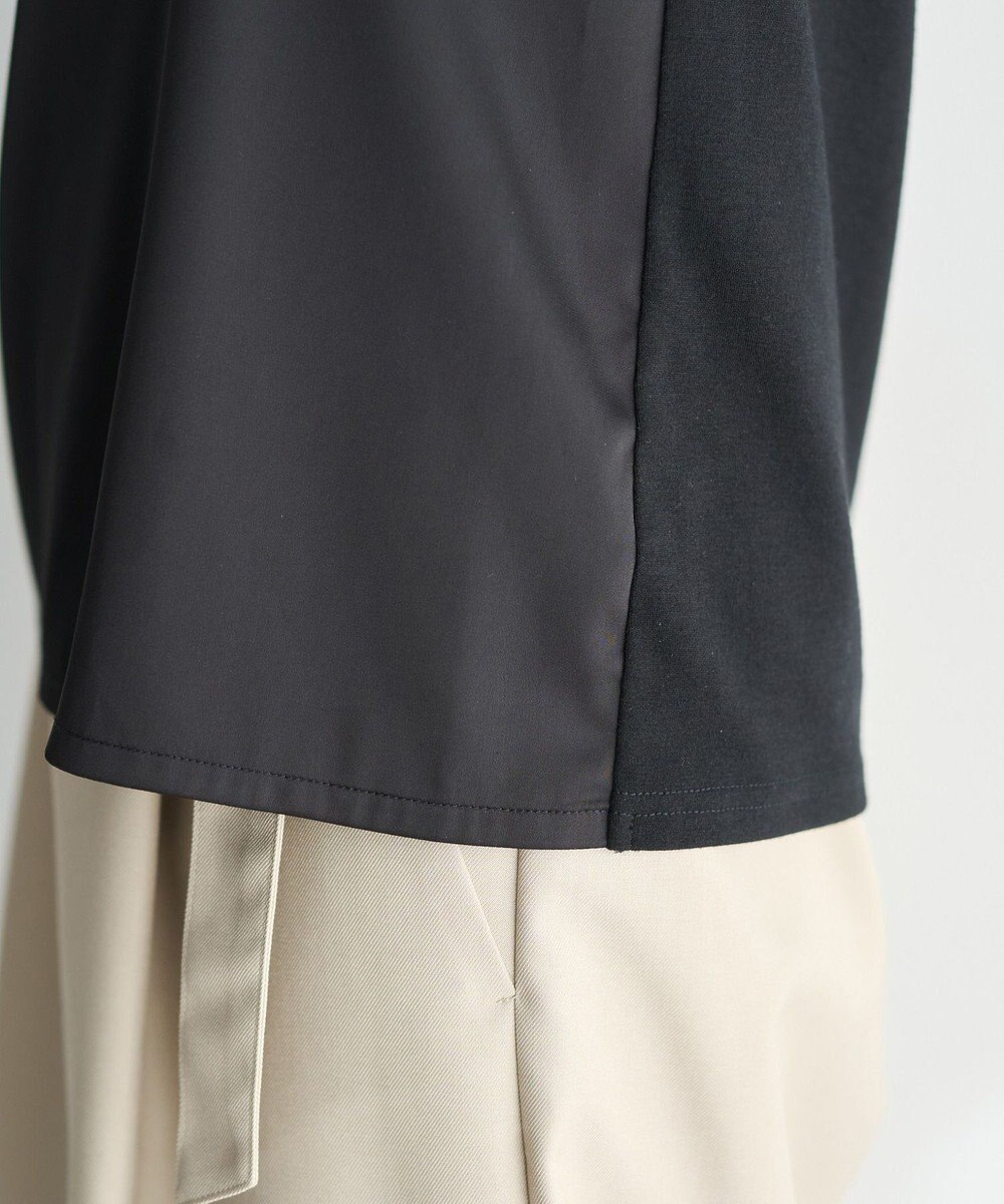 YECCA VECCA ボートネックサテンキャミ 