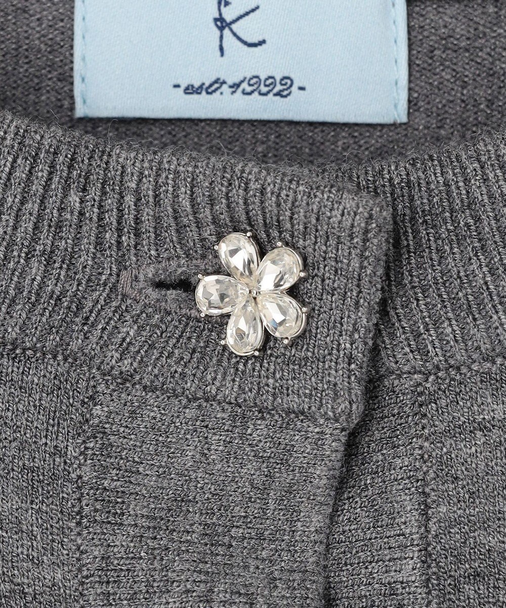 組曲 【先行予約】アトランダムビジューボタンカーディガン 