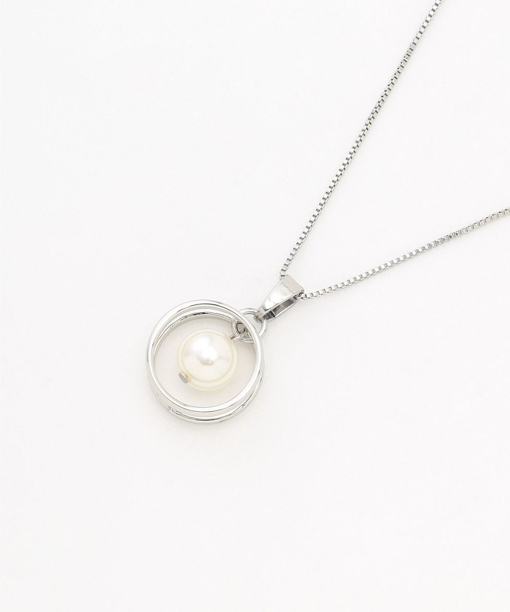 ANY パールリングネックレス 