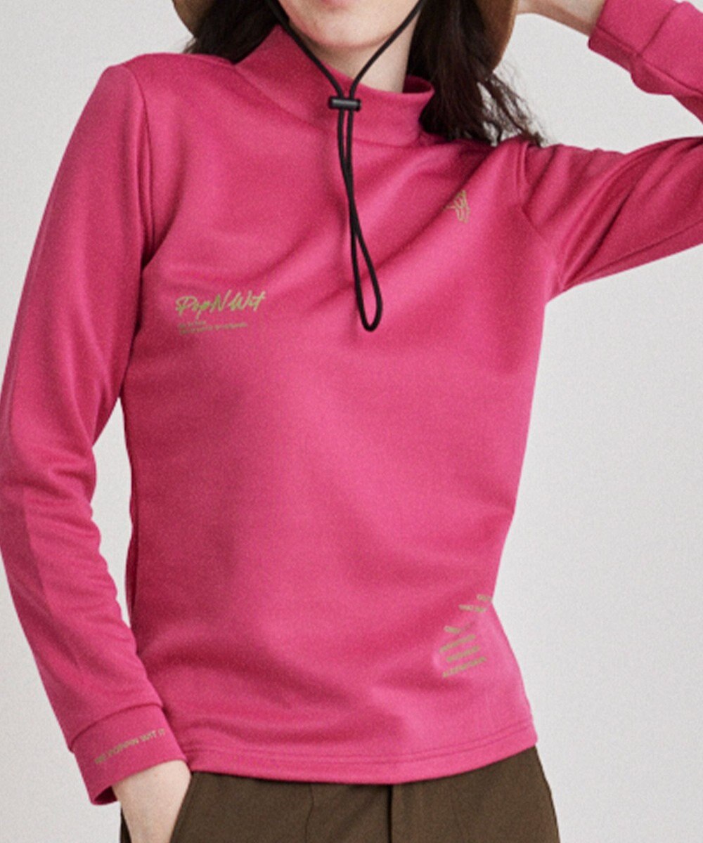 PW CIRCULUS 【ストレッチ / 快適 / 一枚でサマになる】【WOMEN】NEW ロングスリーブモック T 