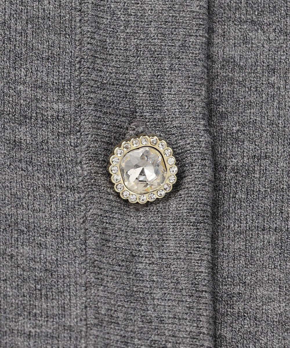 組曲 【先行予約】アトランダムビジューボタンカーディガン 