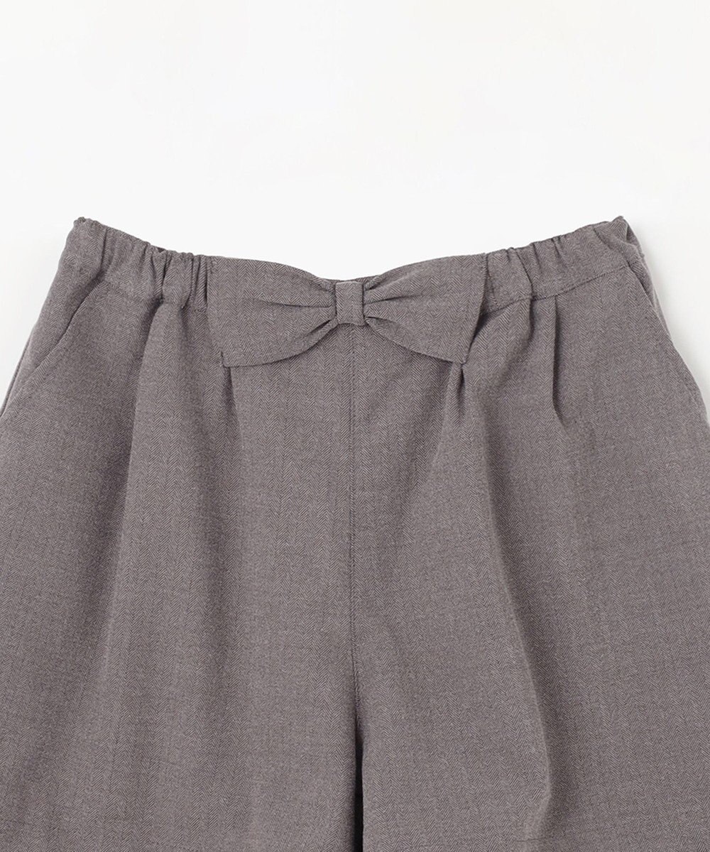 ANY KIDS ミニ丈 へリンボン キュロット 