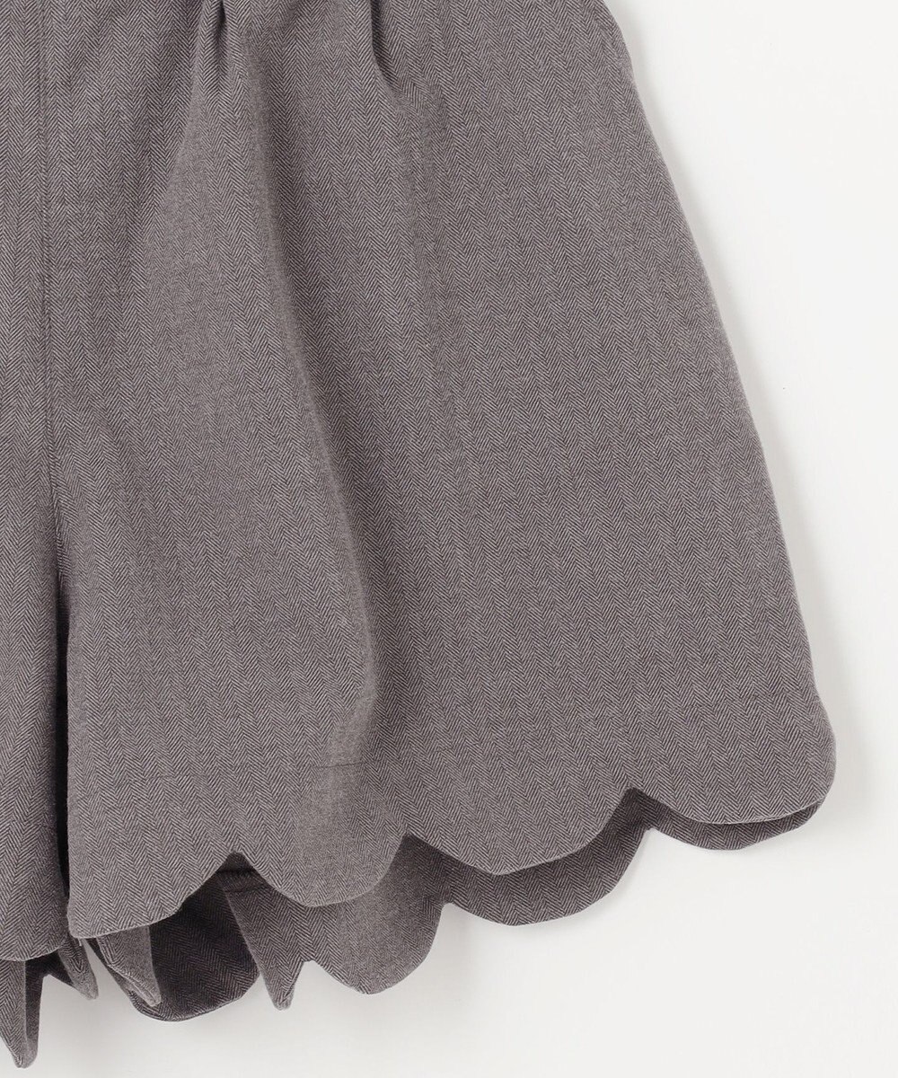 ANY KIDS ミニ丈 へリンボン キュロット 