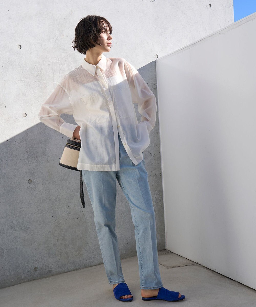 UNFILO シアーオーバーシャツ 