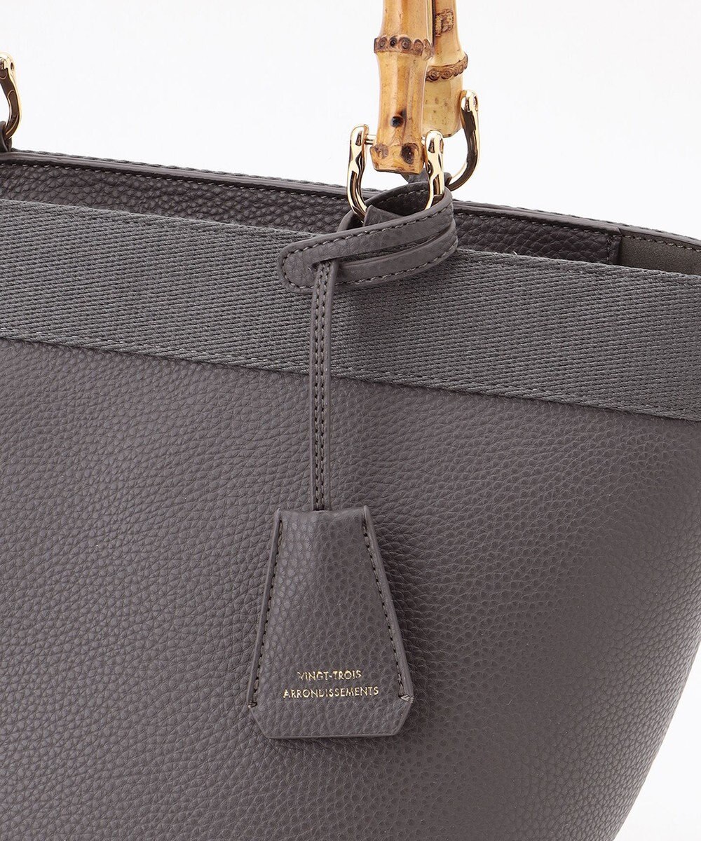 23区 バンブーハンドル トートバッグ 