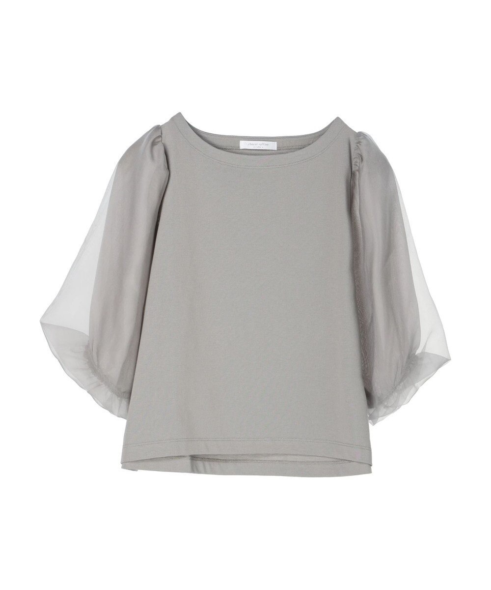 Green Parks オーガンジードッキングプルオーバー 