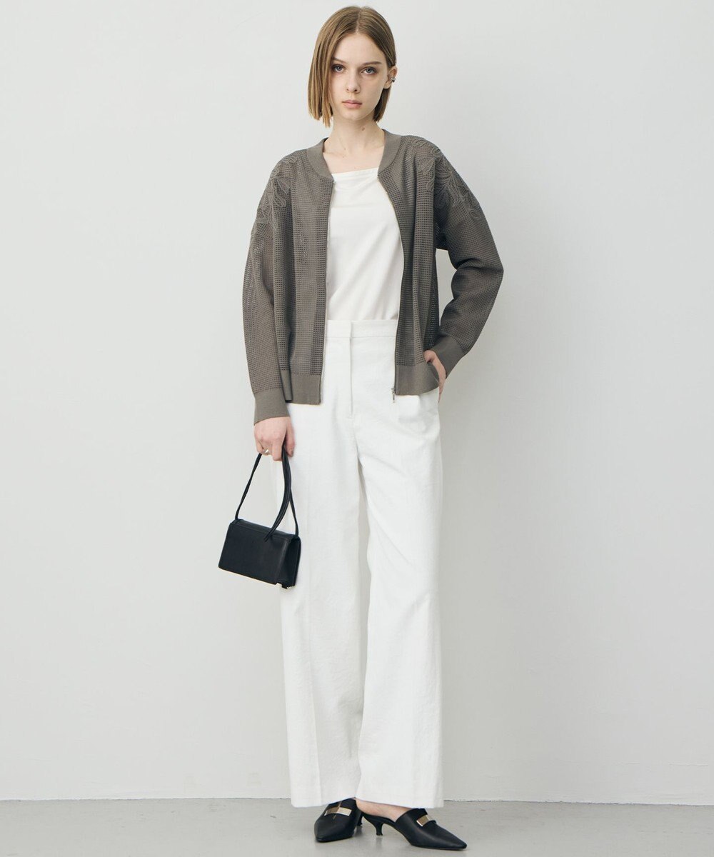 ICB L メッシュレースブルゾン 