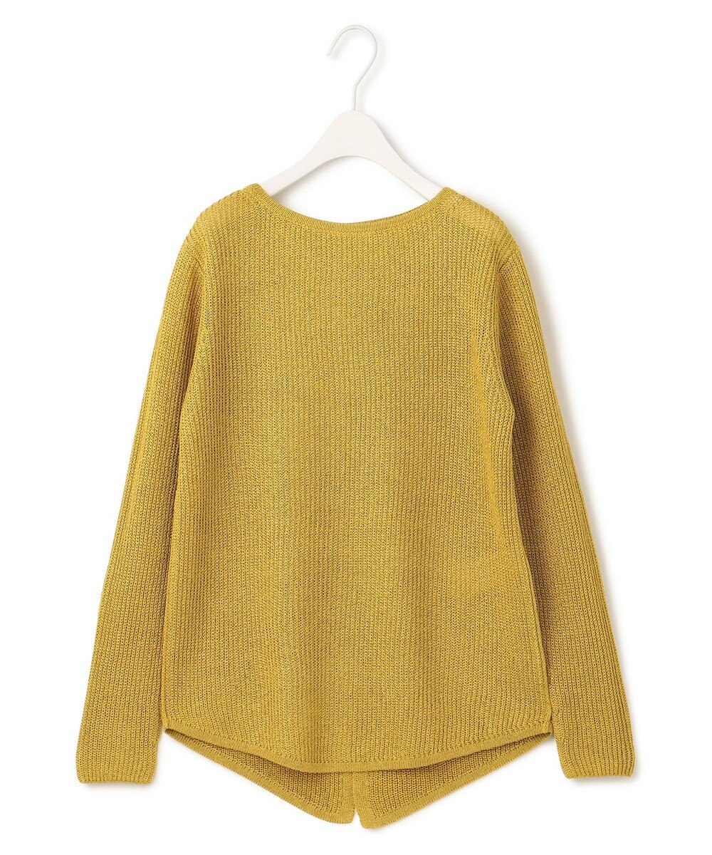 ICB 【洗える】 ペーパーブレンドシャインニット プルオーバー 