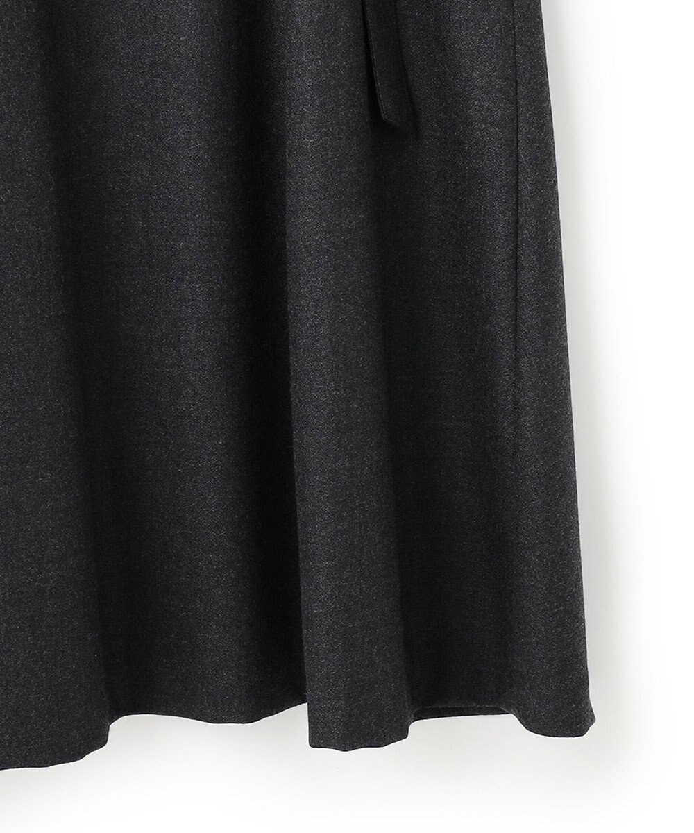 23区 L ウールジョーゼット フィットアンドフレア ワンピース 