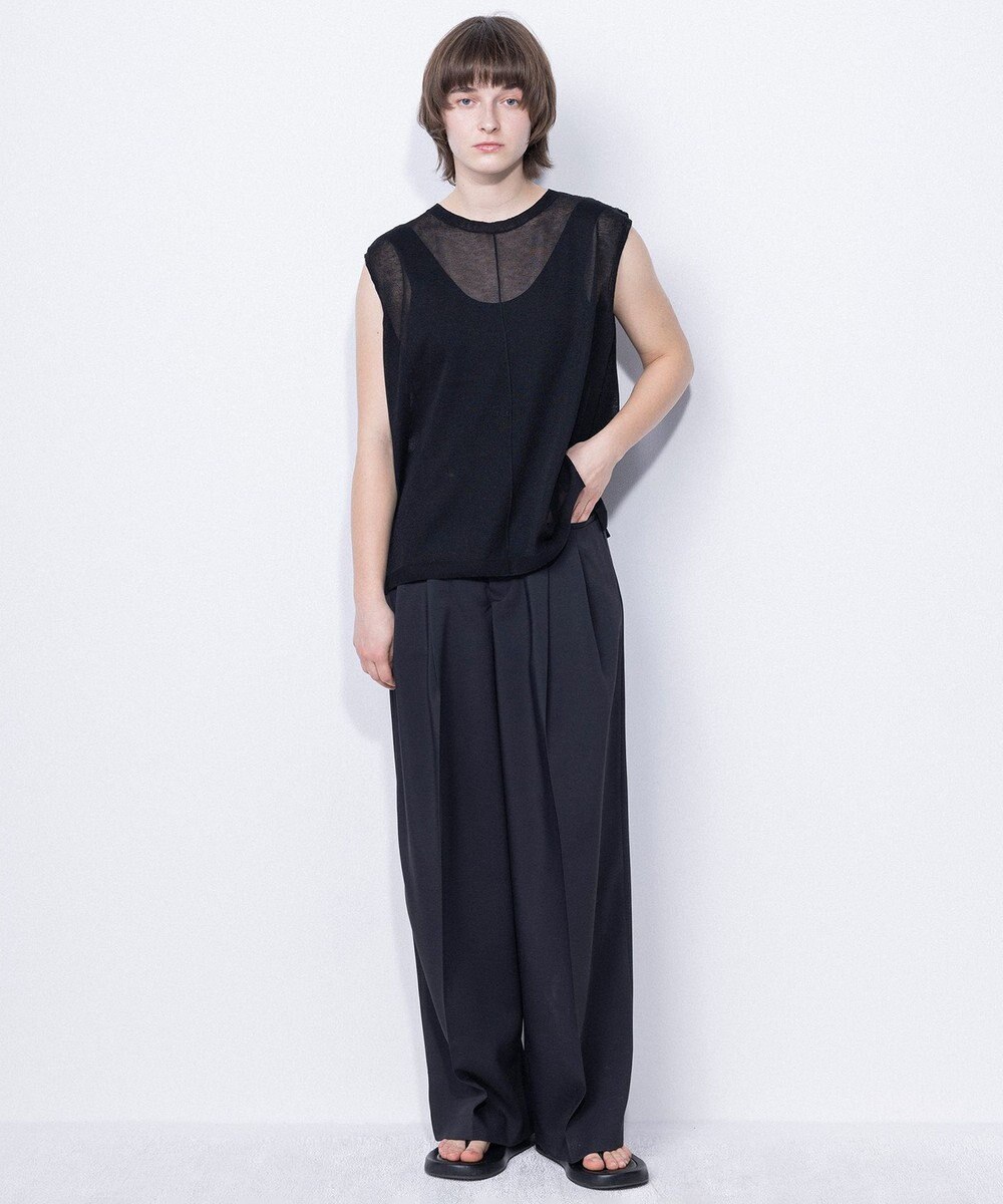 NAVE シアーニット ノースリーブ 