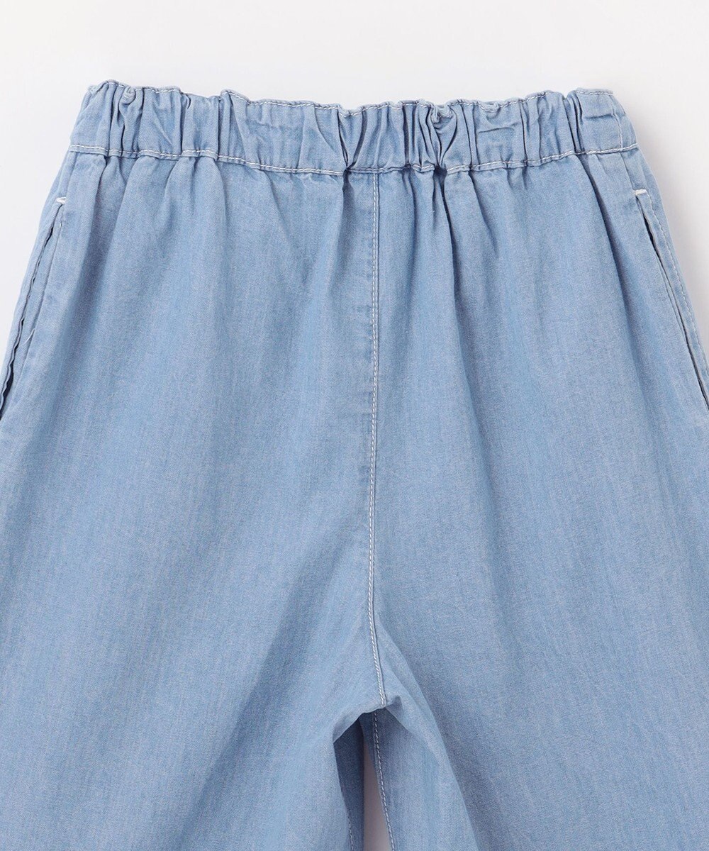 ANY KIDS シャンブレー ガウチョパンツ 