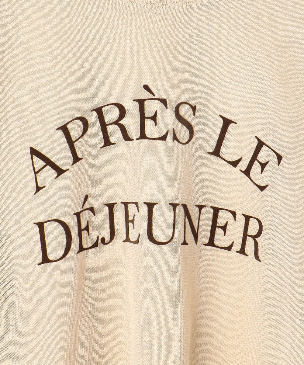 ANY L 【2SET】シアーロゴニット×タンクトップセット 