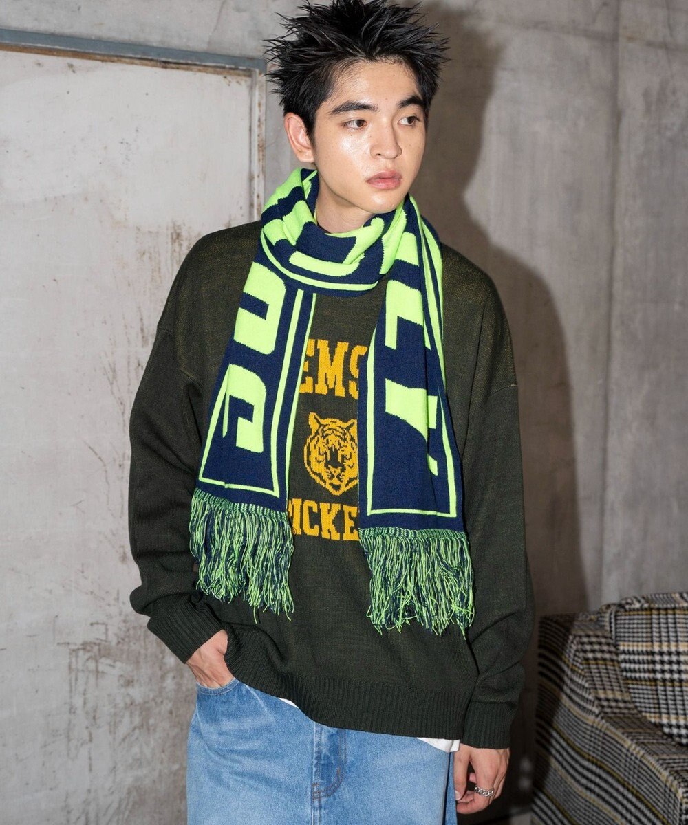 WEGO 【ユニセックス着用ITEM】ロゴマフラー 