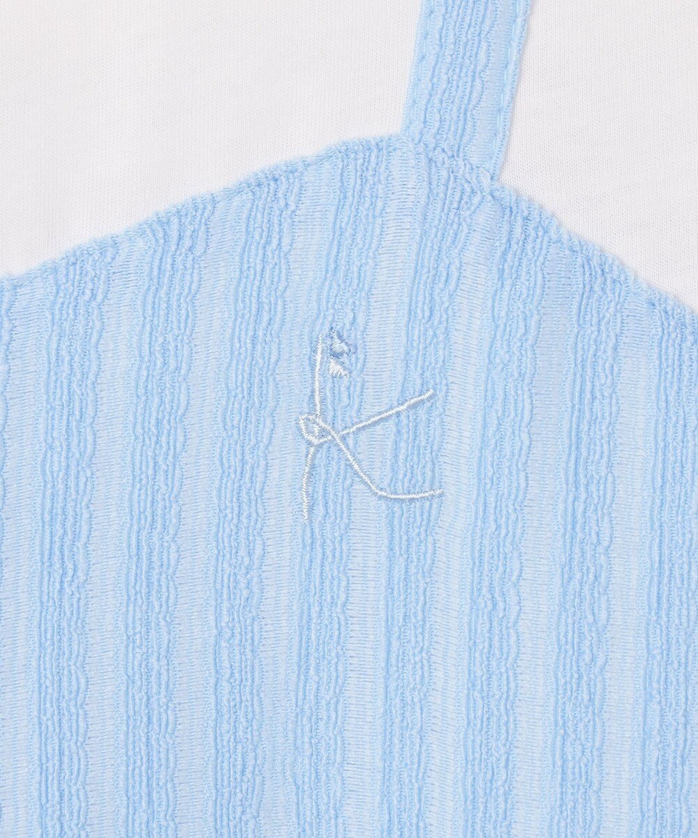 組曲 KIDS 【110-140㎝】レースカットソーコンビ チュニック 