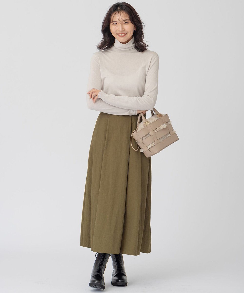 23区 【CLASSY.1月号掲載】スムージーコットン シアー ニット 