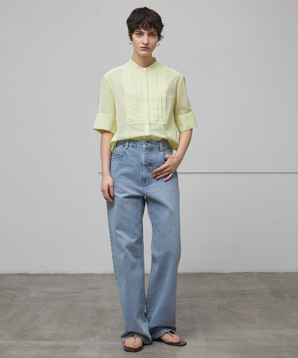 BEIGE， 【洗える】BAC / バンドカラーブラウス 