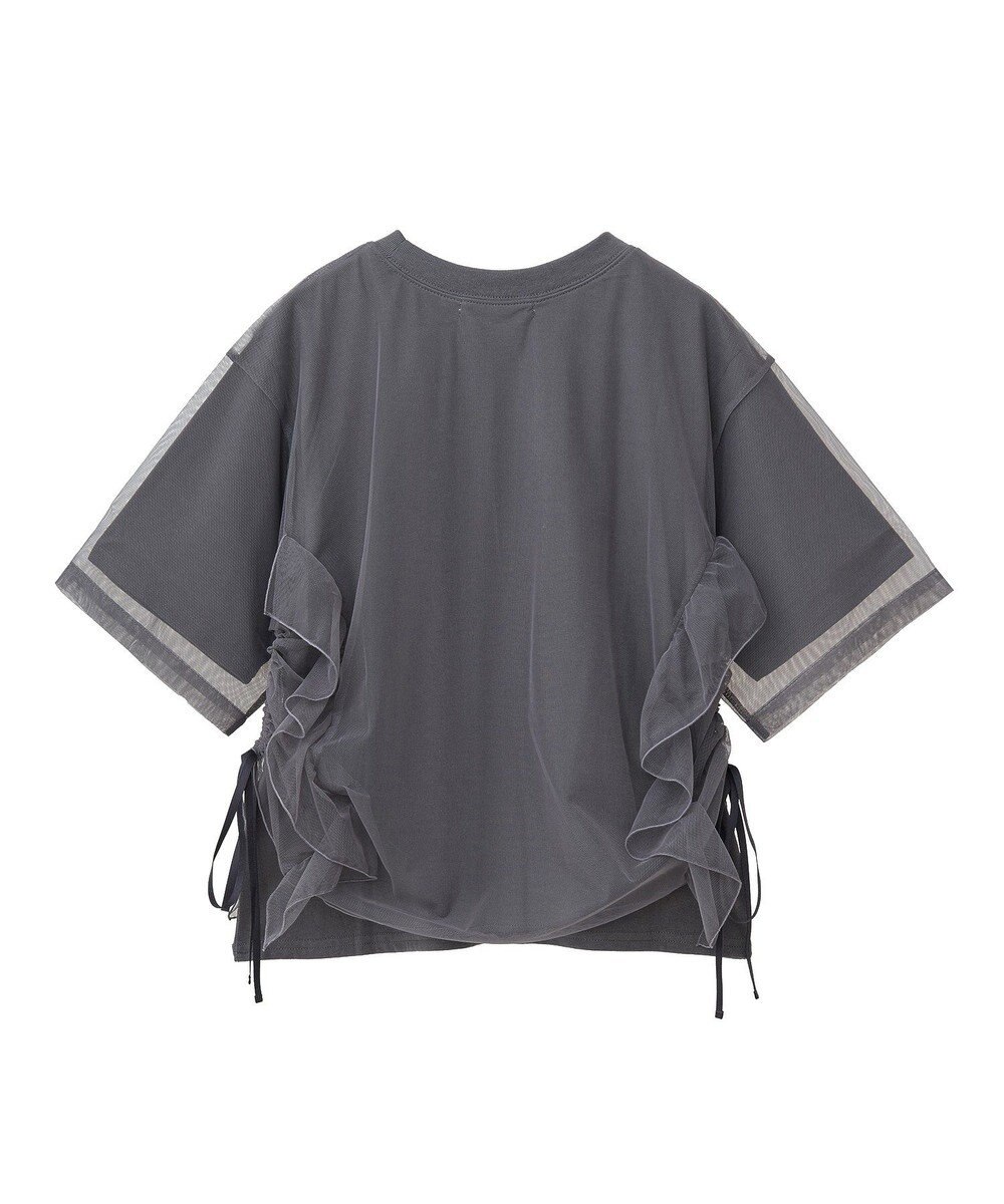 AMERICAN HOLIC チュールレイヤードドロストトップス 