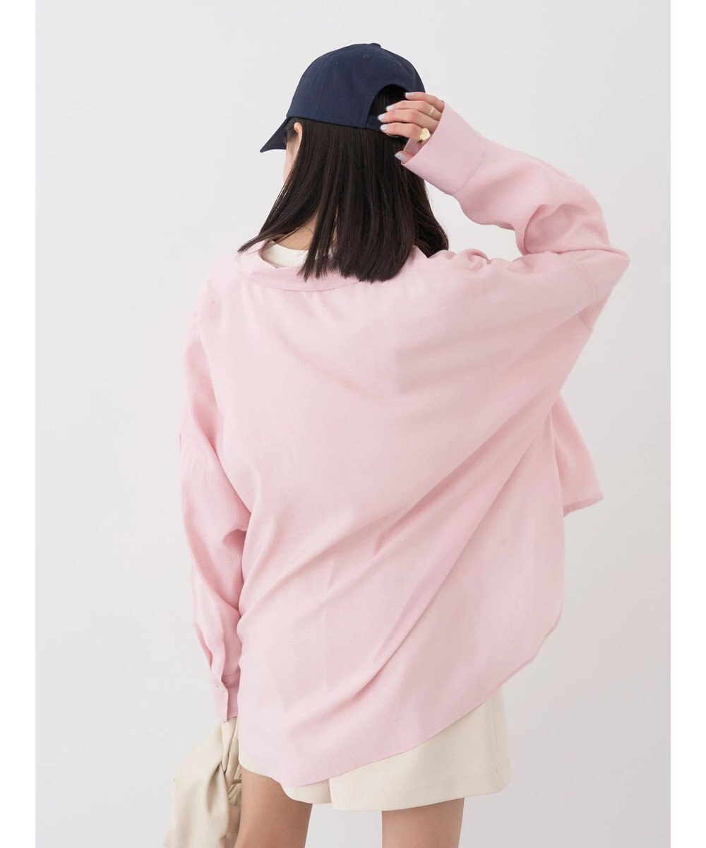 earth music&ecology ドロスト羽織シャツ 