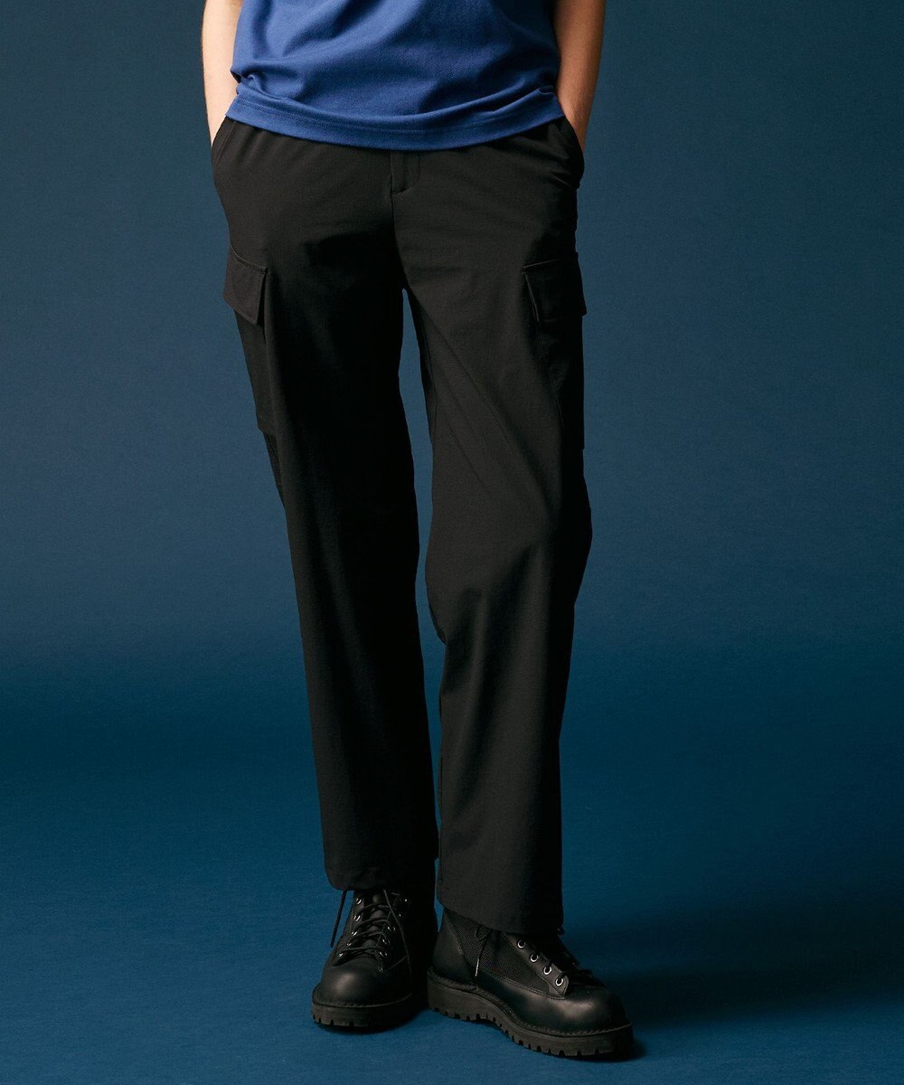 JOSEPH ABBOUD MOUNTAIN 【2wayストレッチ/軽量/ECO撥水】ナイロンリップ2wayストレッチ トレッキングカーゴパンツ 