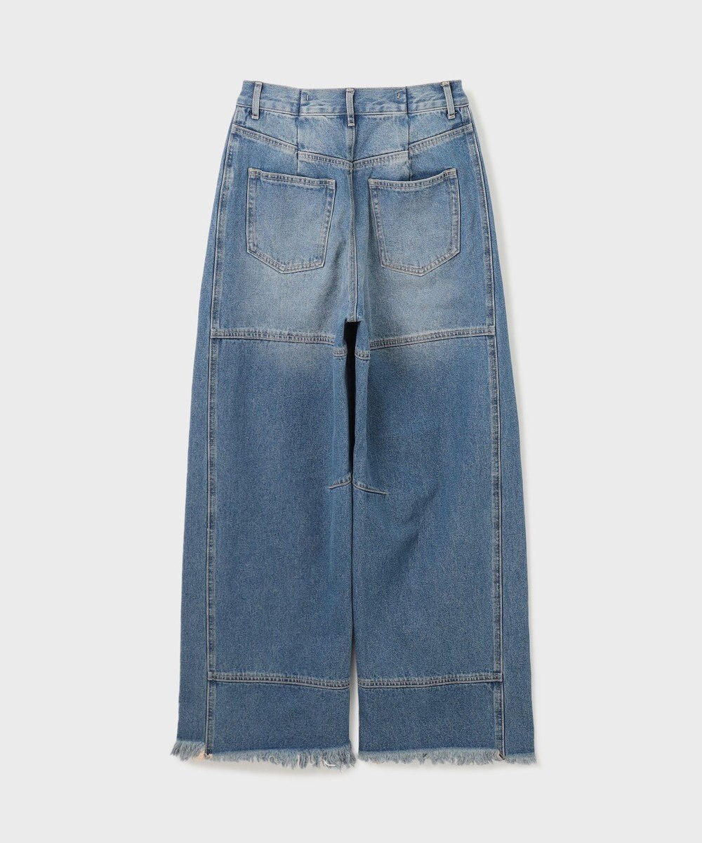 GRACE CONTINENTAL ライン切替デニムパンツ 