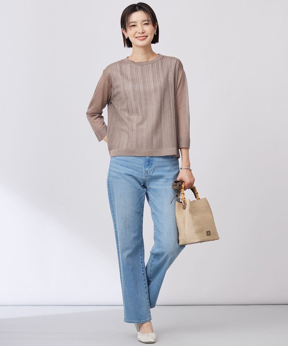 J.PRESS LADIES 【2way】 バンブー カゴ バッグ 