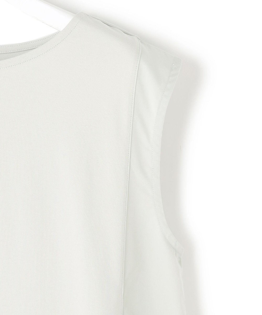 J.PRESS YORK STREET 【WOMEN】ファブリックポイント ノースリーブプルオーバー 