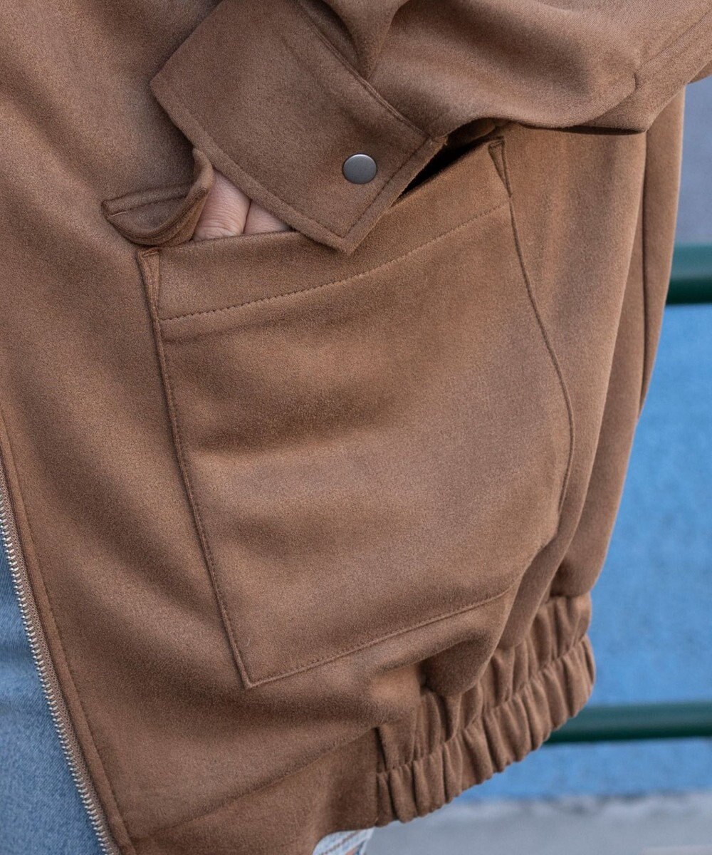 WEGO スウェードポンチジャケット 