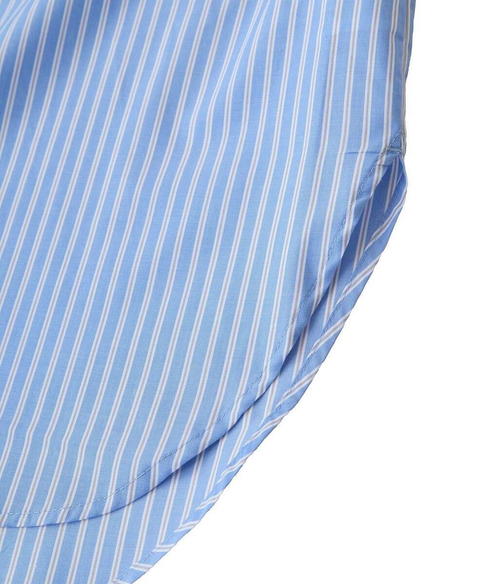 Green Parks イージーケアストライプシャツ 