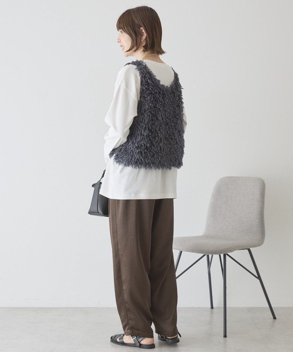 AMERICAN HOLIC 【選べる丈】フェザーVネックベスト 