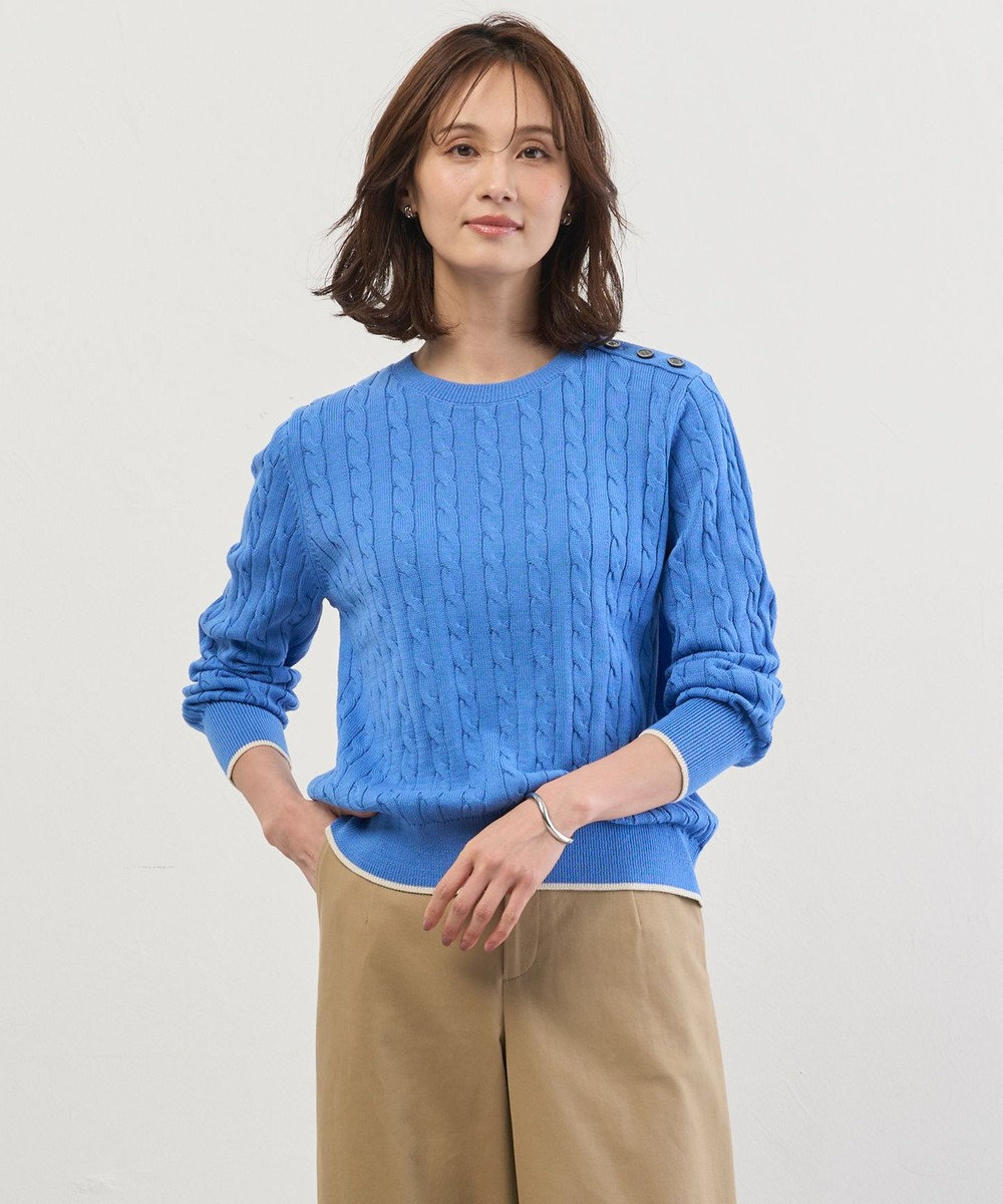 J.PRESS LADIES L CABLE ニット 