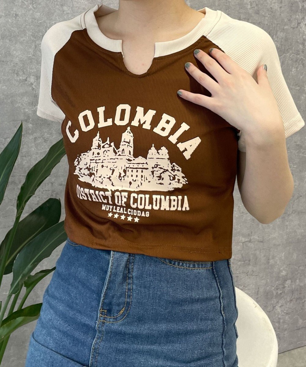 WEGO リブショートCOLOMBIAT 