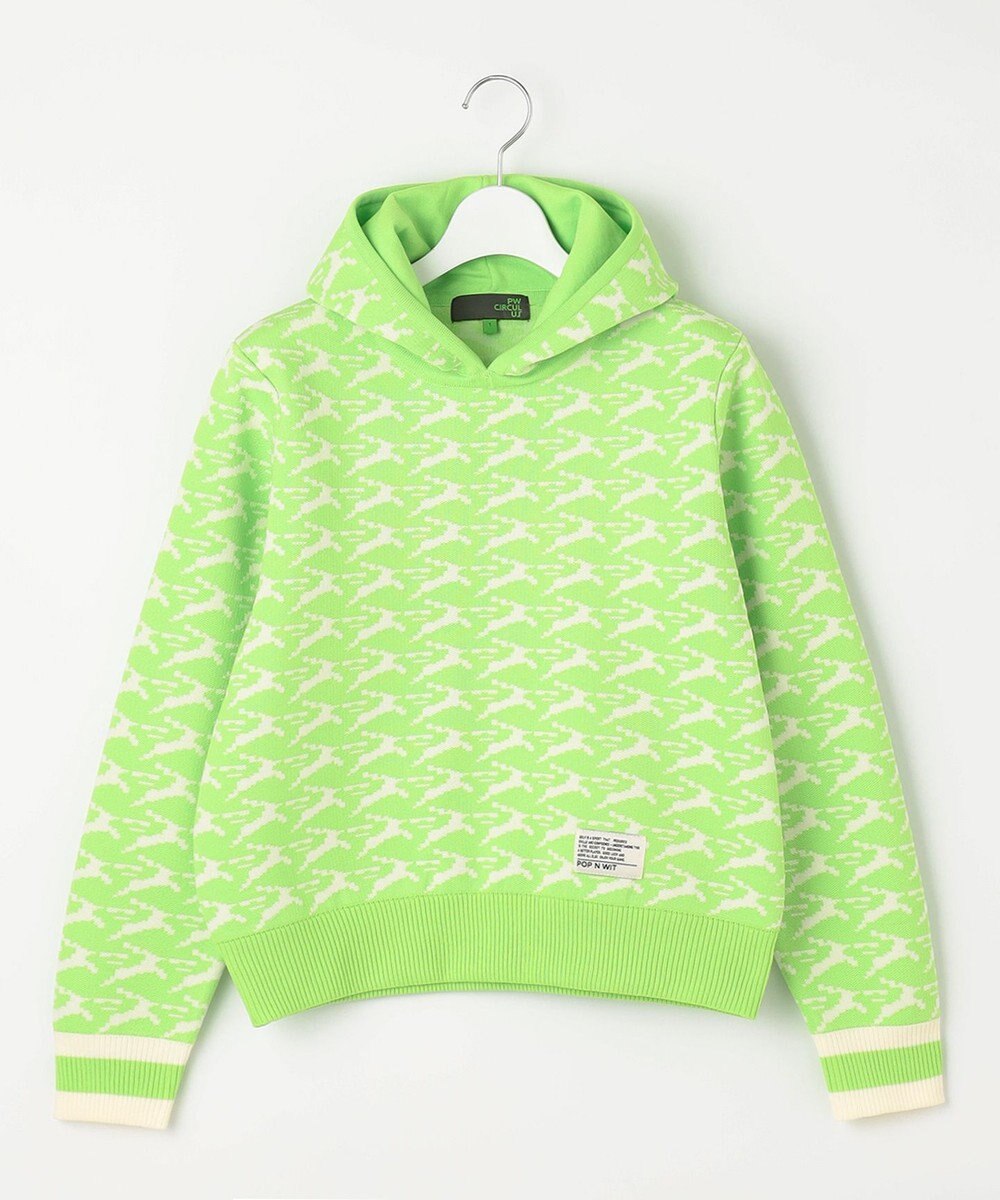 PW CIRCULUS 【イージーケア/軽量】【WOMEN】 MOFUモチーフ ニットフーディ 