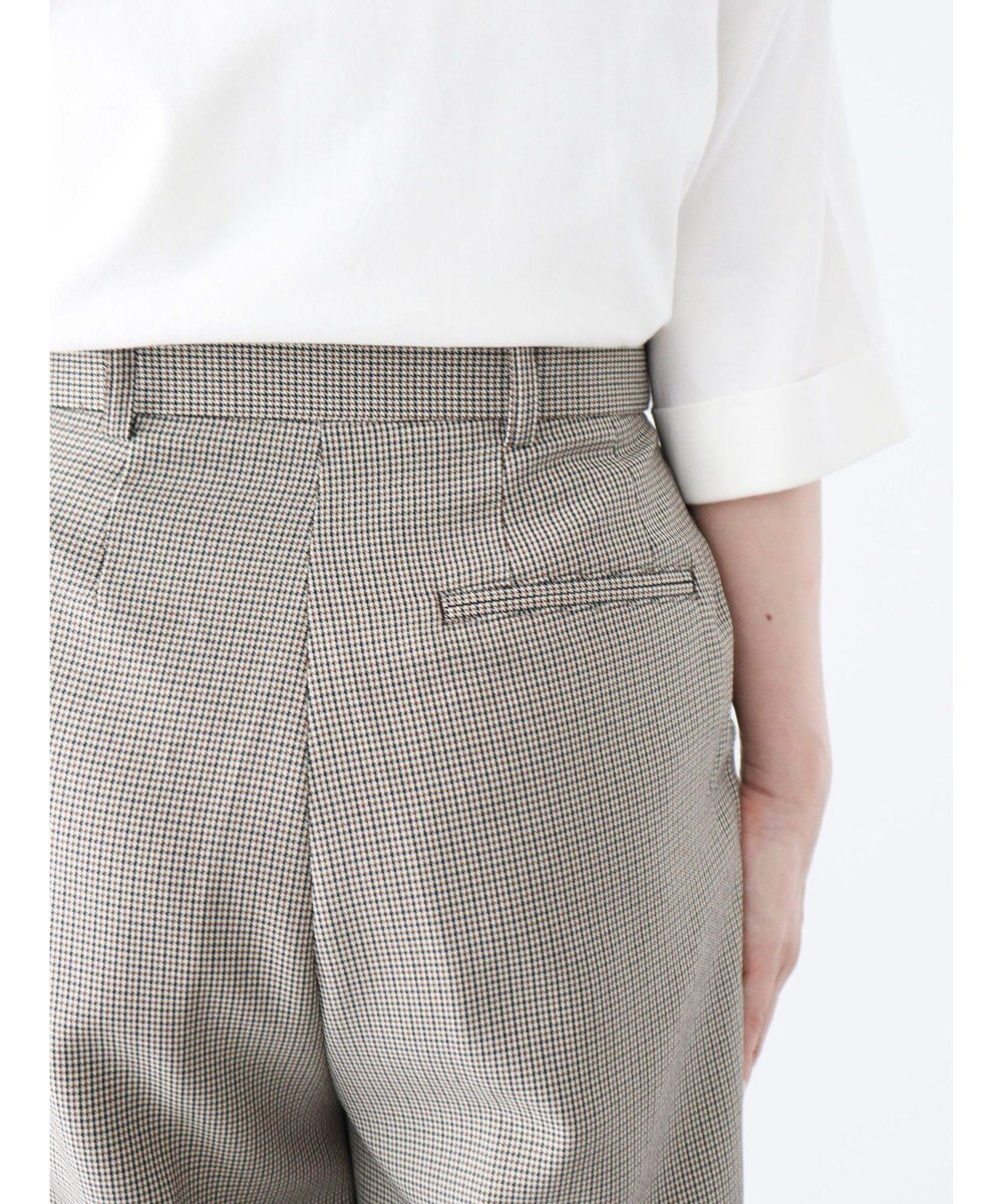 Green Parks きれいシルエットパンツ（ワイドストレート／柄） 