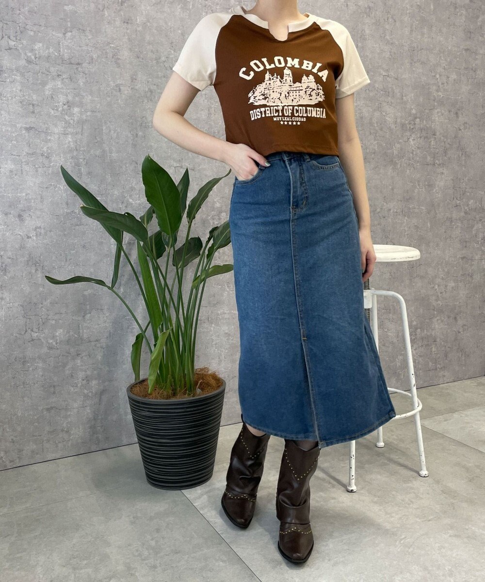 WEGO リブショートCOLOMBIAT 