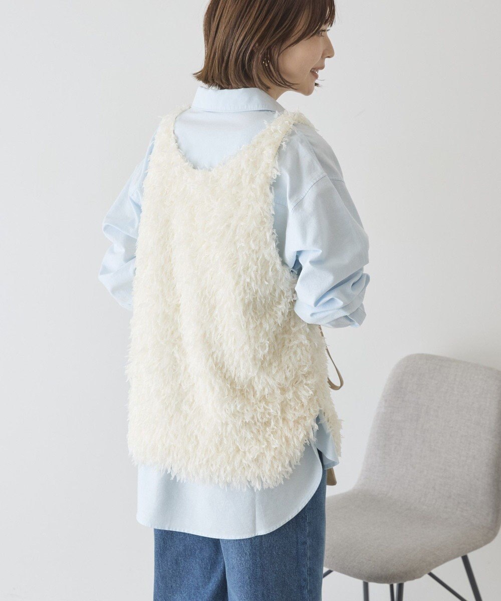 AMERICAN HOLIC 【選べる丈】フェザーVネックベスト 