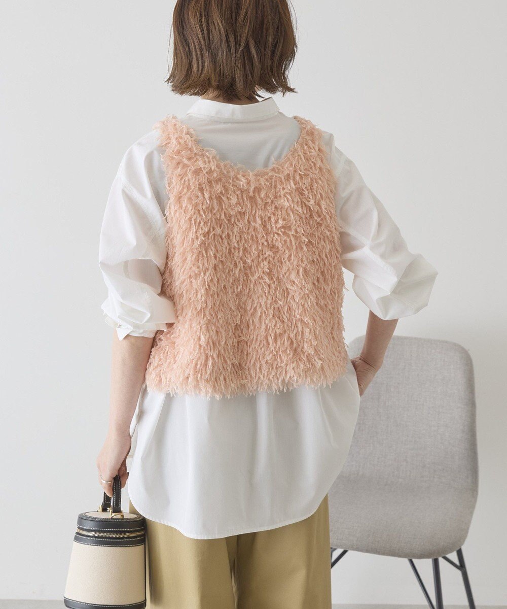 AMERICAN HOLIC 【選べる丈】フェザーVネックベスト 