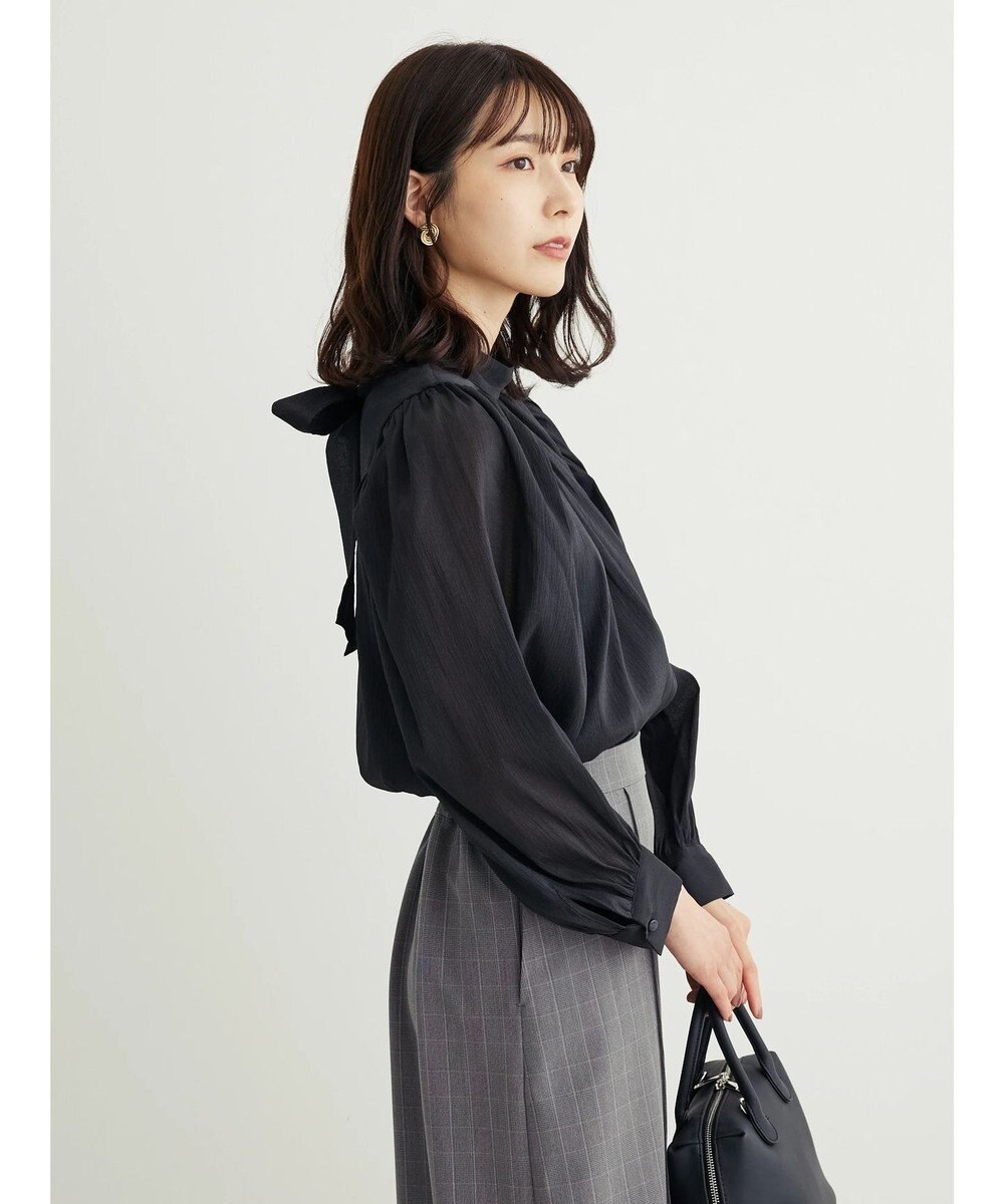 Green Parks ・ＥＬＥＮＣＡＲＥ　ＤＵＥ　バックリボンブラウス 